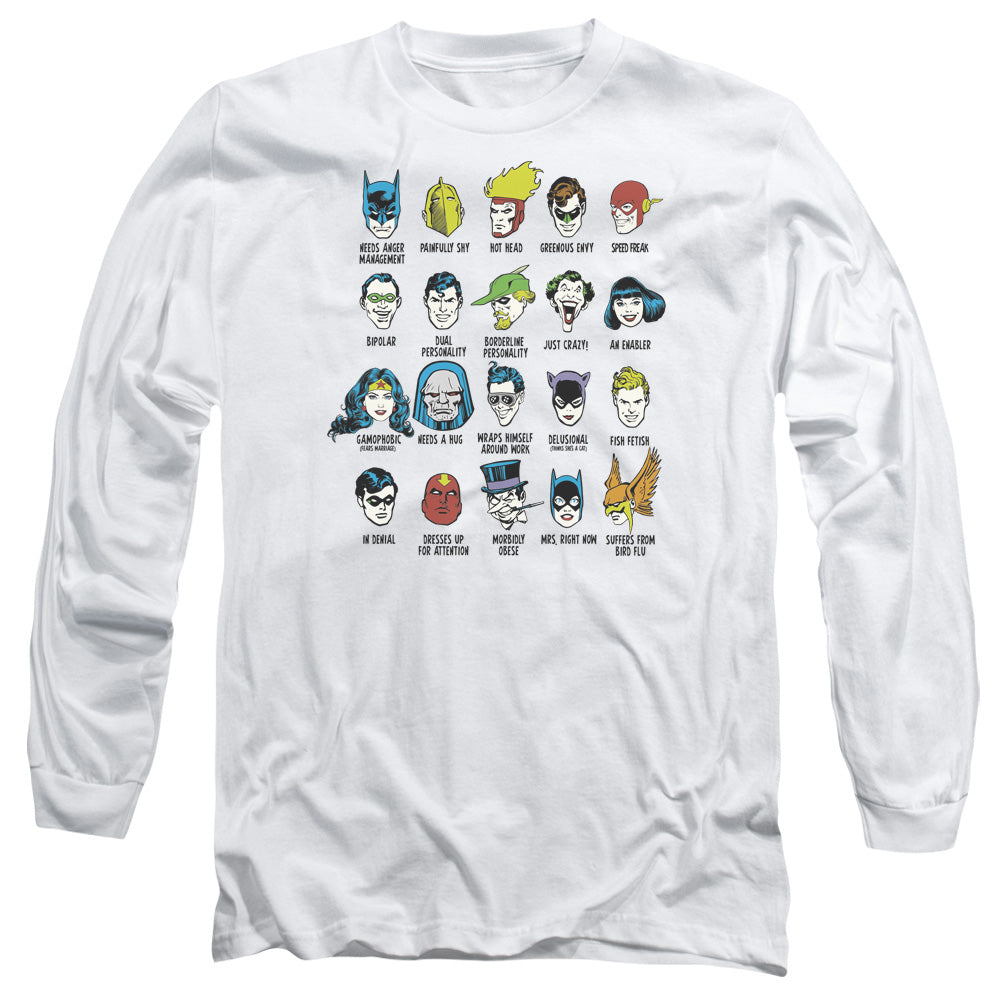 DC Comics Superhero Issues Long Sleeve T-Shirt