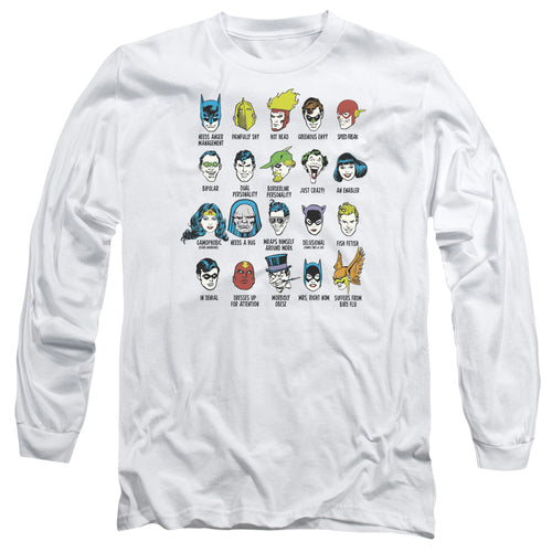 DC Comics Superhero Issues Long Sleeve T-Shirt