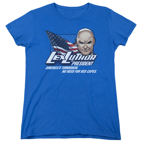 Superman Lex for President Womens T-Shirt