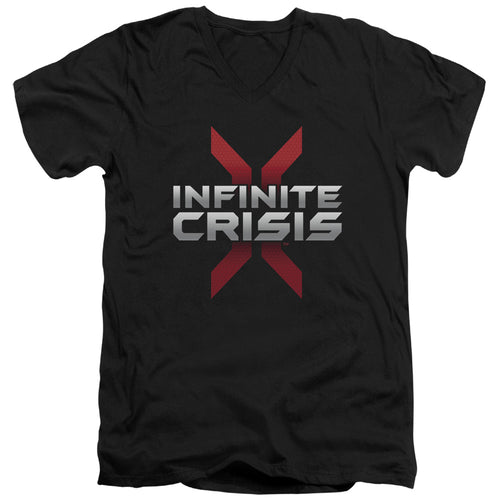 Infinite Crisis Logo V-Neck T-Shirt