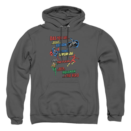 Justice League Dad Hero Pullover Hoodie