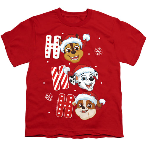 Paw Patrol Chase Marshall Rubble Christmas Santa Hats Youth/Toddler T-Shirt