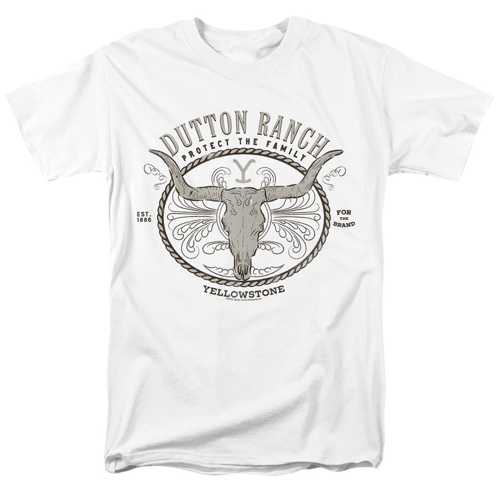 Yellowstone Dutton Ranch Longhorn Skull T-Shirt