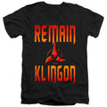 Star Trek Discovery Remain Klingon V-Neck T-Shirt