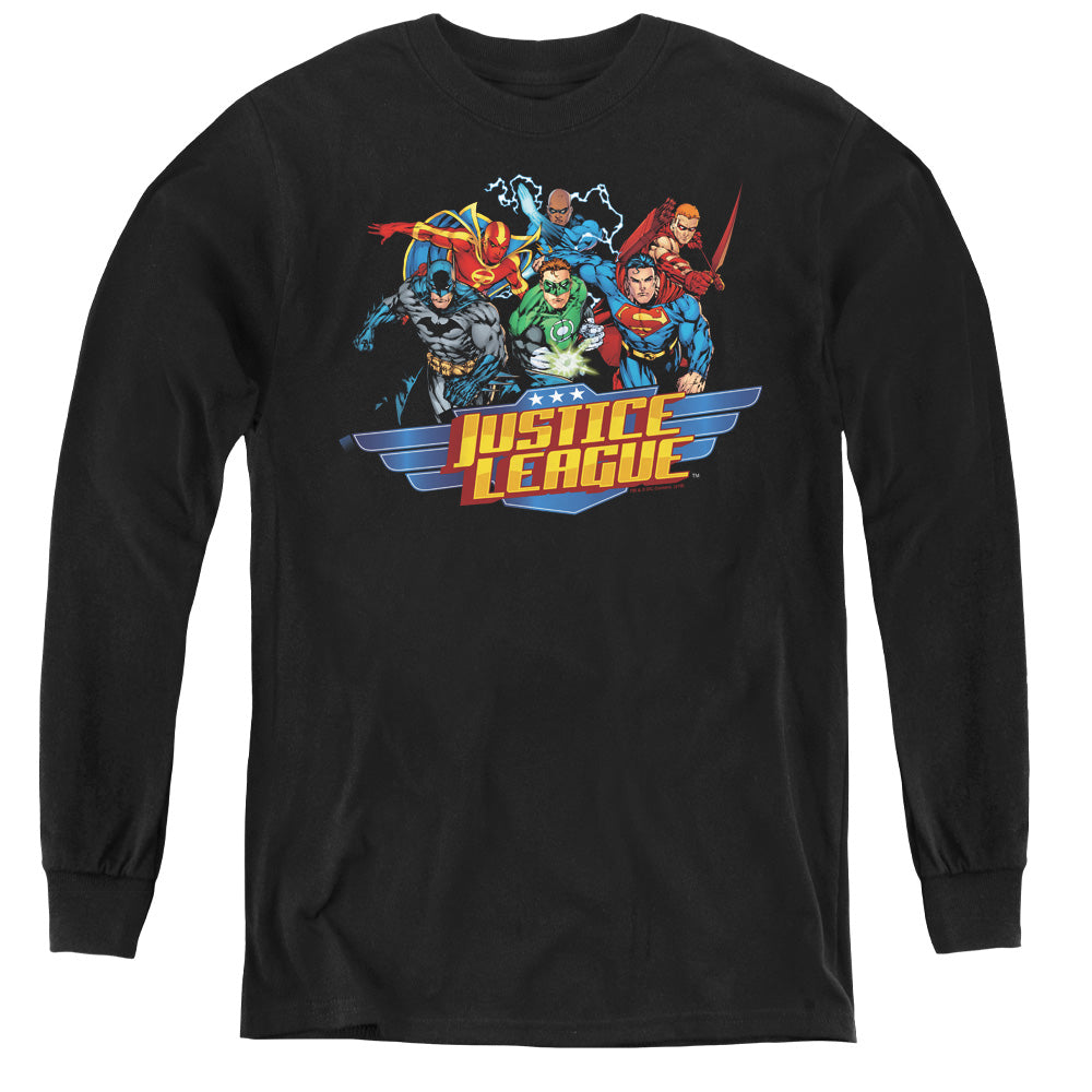 Justice League Ready To Fight Youth Long Sleeve T-Shirt