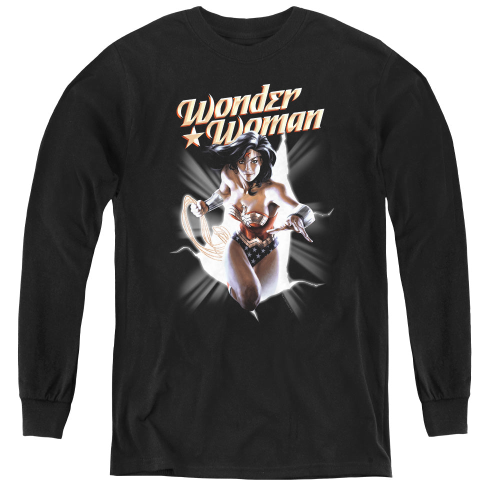 Wonder Woman WW Break Out Youth Long Sleeve T-Shirt