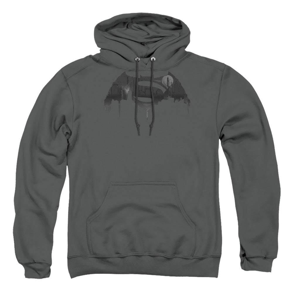 Batman v Superman Cityscape Logo Pullover Hoodie