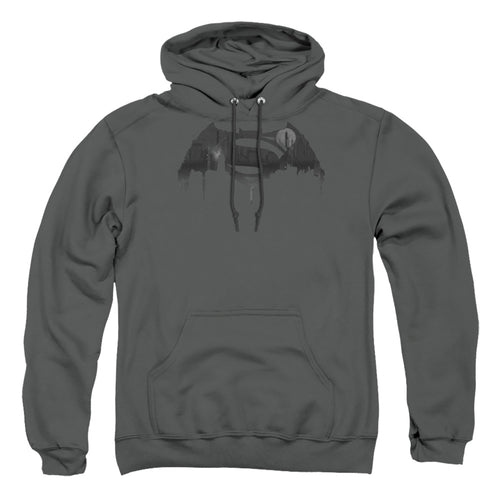 Batman v Superman Cityscape Logo Pullover Hoodie