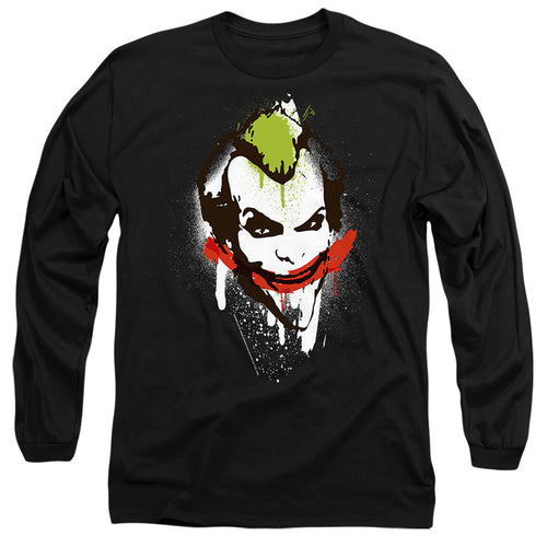The Batman Joker Big Face Long Sleeve T-Shirt