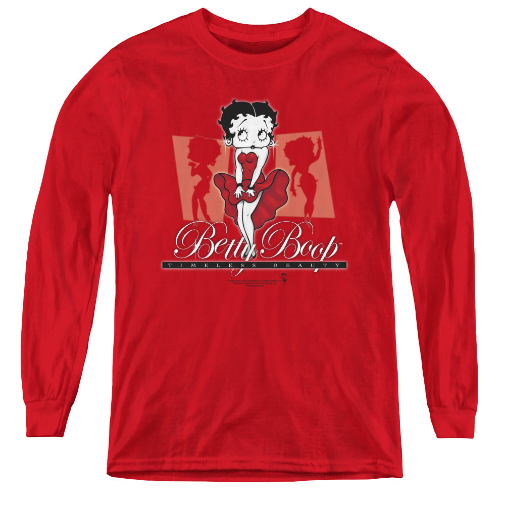 Betty Boop Timeless Beauty Youth Long Sleeve T-Shirt