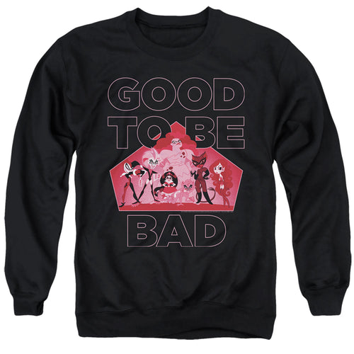 DC Super Hero Girls Good To Be Bad Crewneck Sweatshirt