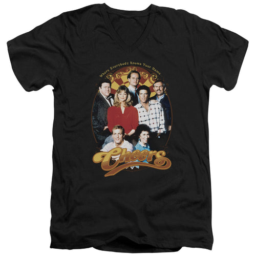 Cheers Group Shot V-Neck T-Shirt