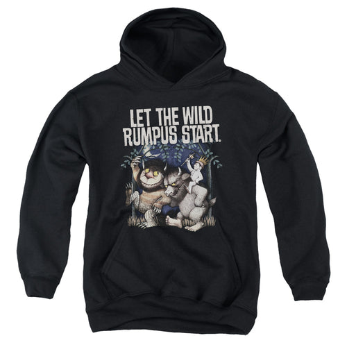 Where the Wild Things Are Let the Wild Rumpus Start Youth Hoodie