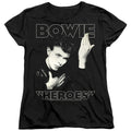 David Bowie Heroes Cover Womens T-Shirt