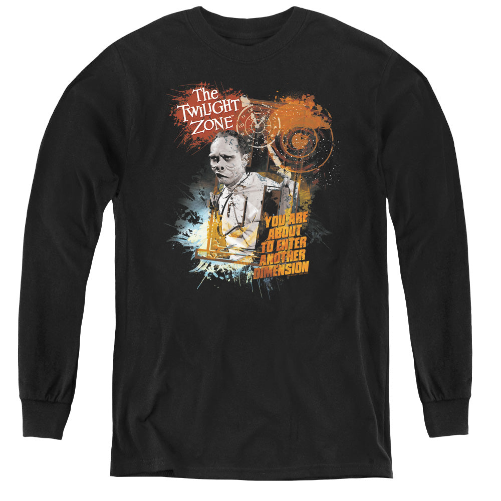 The Twilight Zone Enter at Your Own Risk Youth Long Sleeve T-Shirt