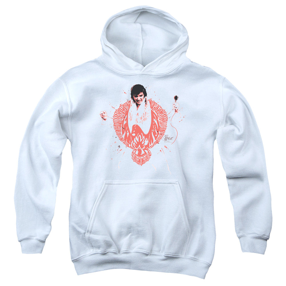Elvis Presley Red Pheonix Youth Hoodie