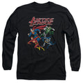 Justice League Pixel League Long Sleeve T-Shirt