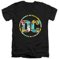 Batman 80S Bat Logo V-Neck T-Shirt