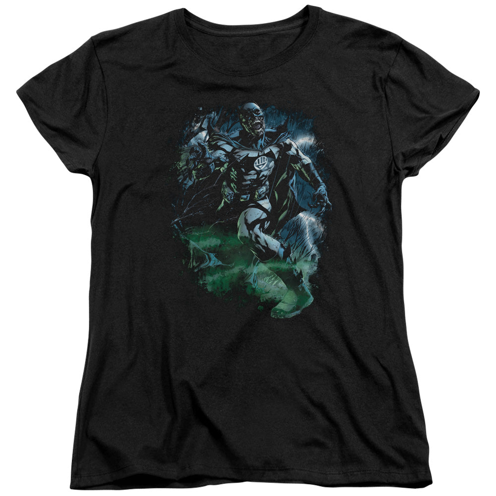 Green Lantern Black Lantern Batman Womens T-Shirt