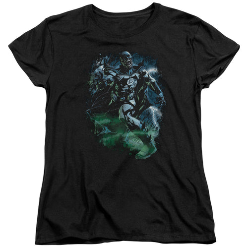 Green Lantern Black Lantern Batman Womens T-Shirt