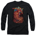 Justice League Tornado Cloud Long Sleeve T-Shirt