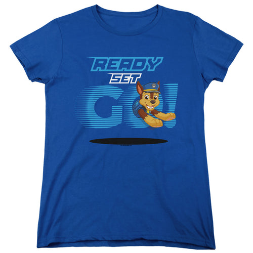 Paw Patrol Ready Set GO! Chase Womens T-Shirt