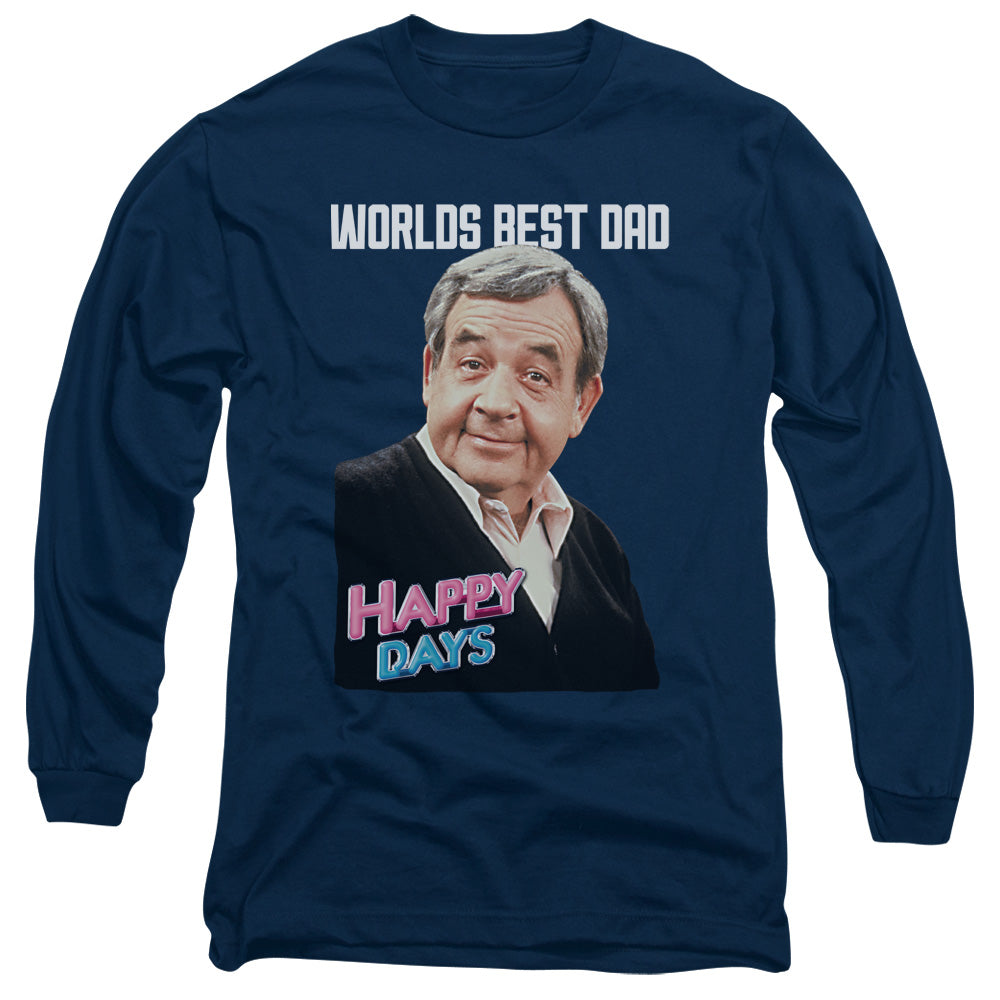 Happy Days Best Dad Long Sleeve T-Shirt