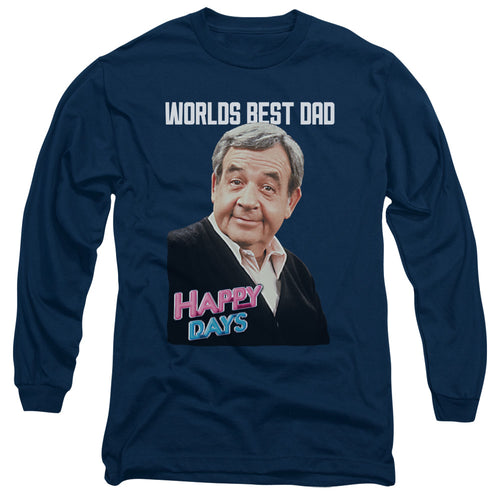Happy Days Best Dad Long Sleeve T-Shirt