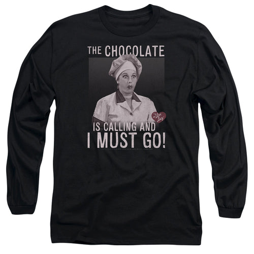 I Love Lucy Chocolate Calling Long Sleeve T-Shirt