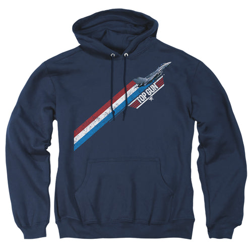 Top Gun Diagonal Stripes Pullover Hoodie