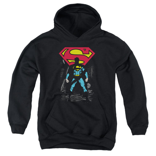Superman Dark Alley Youth Hoodie