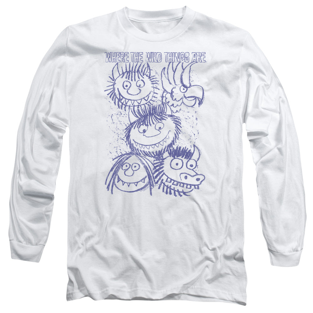 Where the Wild Things Are Wild Things Sketch Long Sleeve T-Shirt