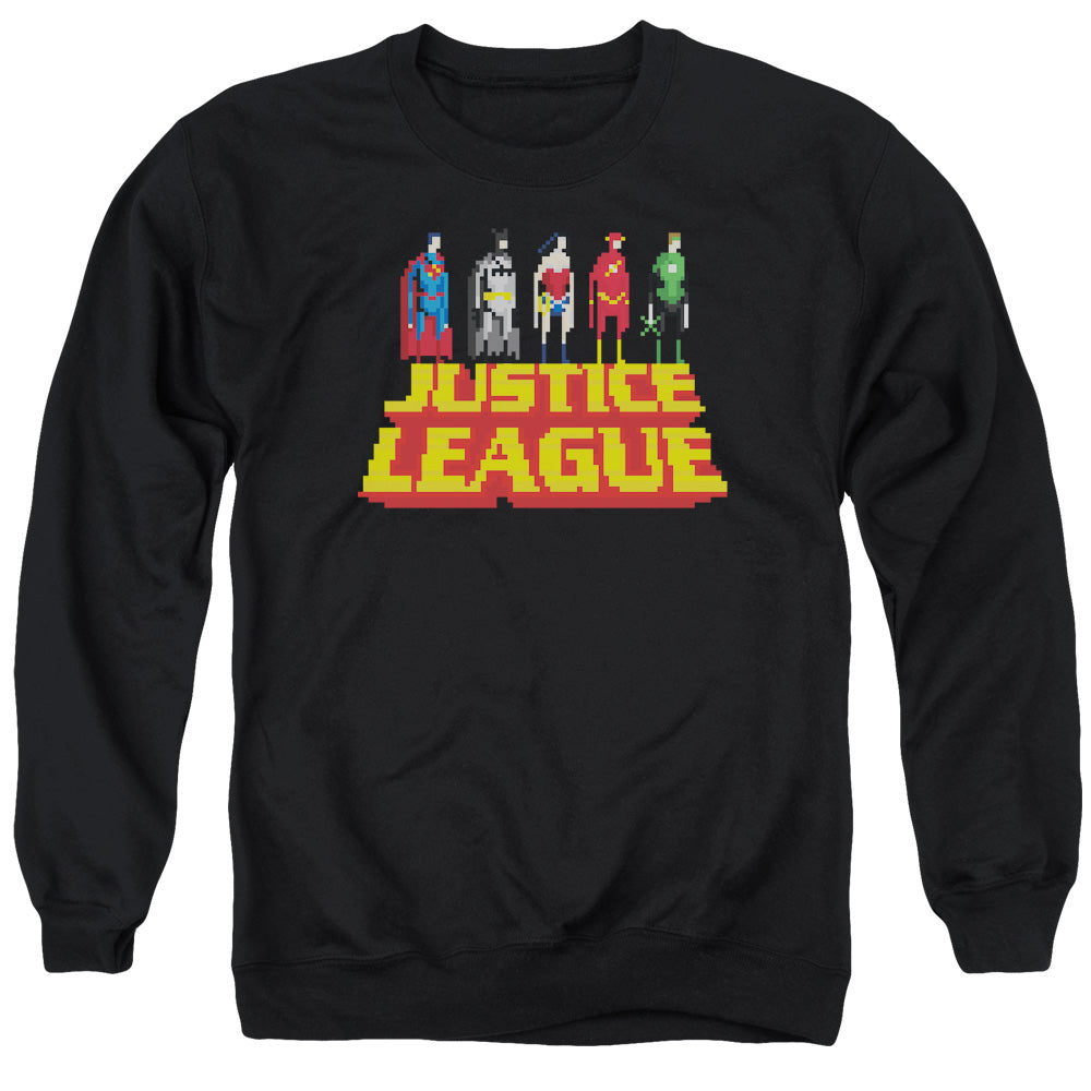 Justice League Standing Above Crewneck Sweatshirt