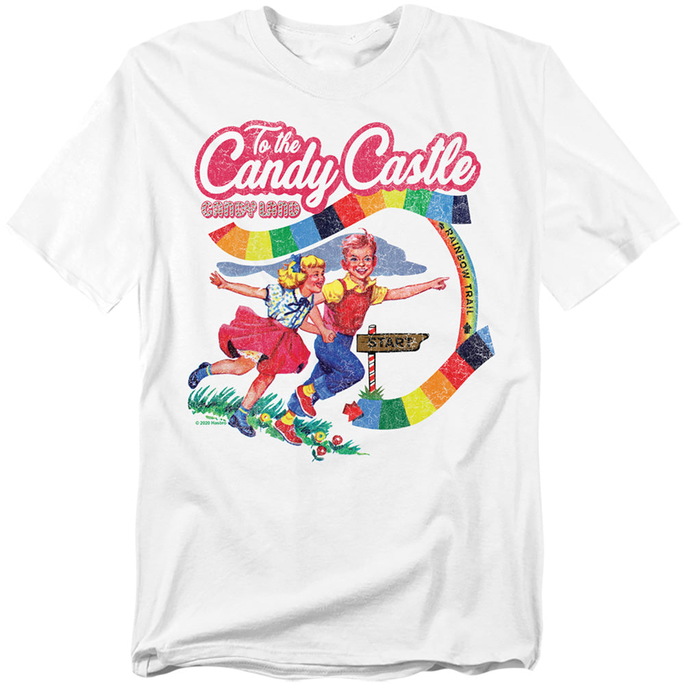 Candy Land To the Candy Castle White T-Shirt