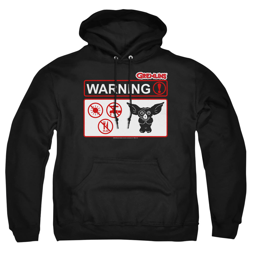 Gremlins Warning Pullover Hoodie