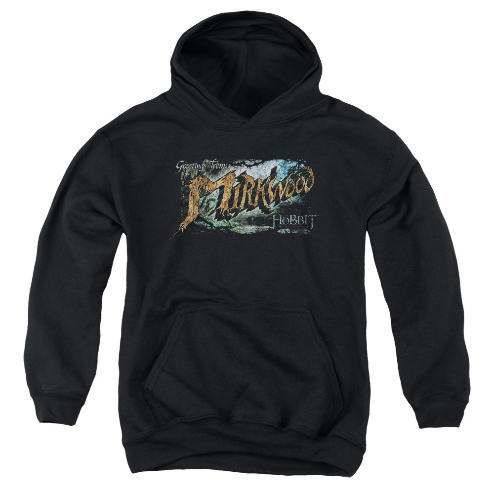 The Hobbit Greetings From Mirkwood Youth Hoodie