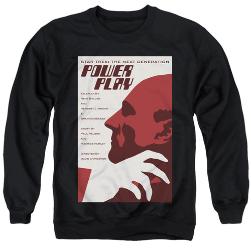Star Trek Power Play Black Crewneck Sweatshirt