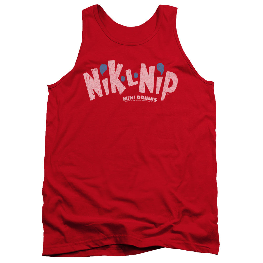 Dubble Bubble Nik-L-Nip Distressed Logo Tank Top