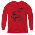 Superman Omnipresent Youth Long Sleeve T-Shirt
