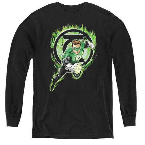 Green Lantern Space Cop Youth Long Sleeve T-Shirt