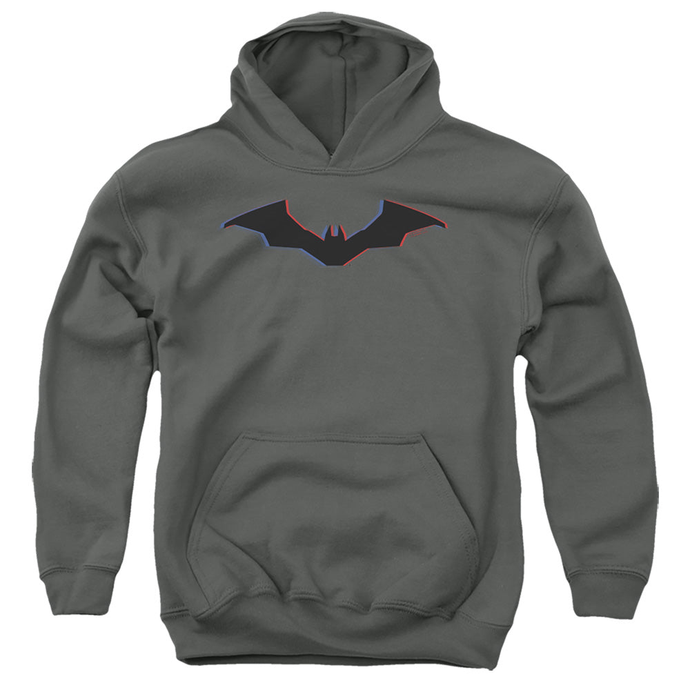 The Batman Tri-color Bat Silhouette Youth Hoodie