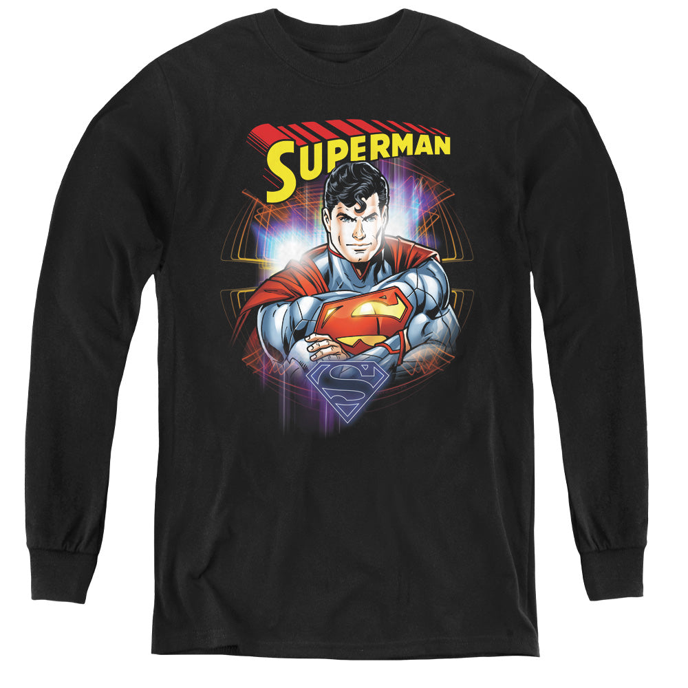 Superman Glam Youth Long Sleeve T-Shirt