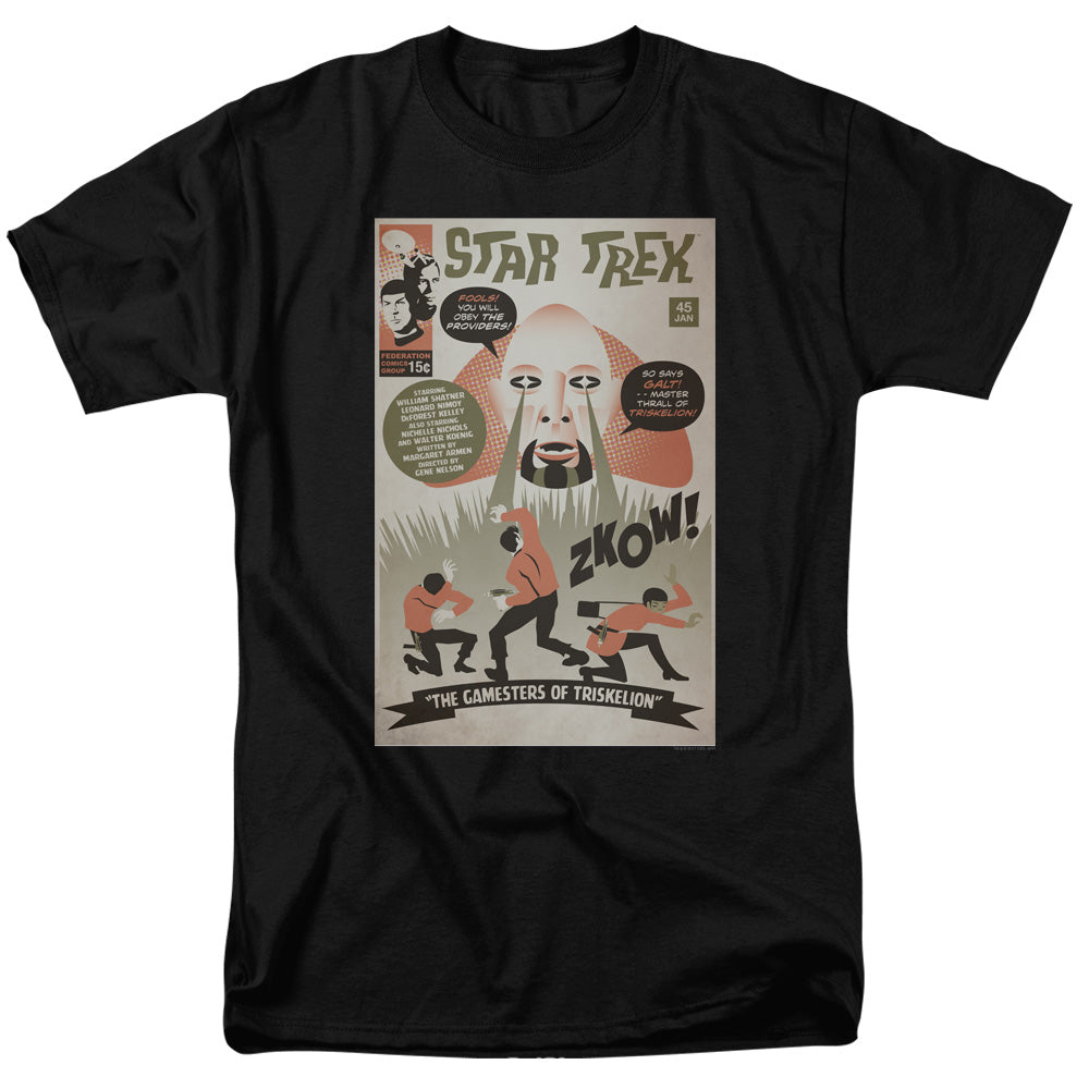 Star Trek Juan Ortiz The Gamesters of Triskelion Black T-Shirt