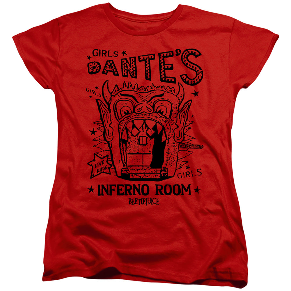 Beetlejuice Dantes Inferno Room Womens T-Shirt
