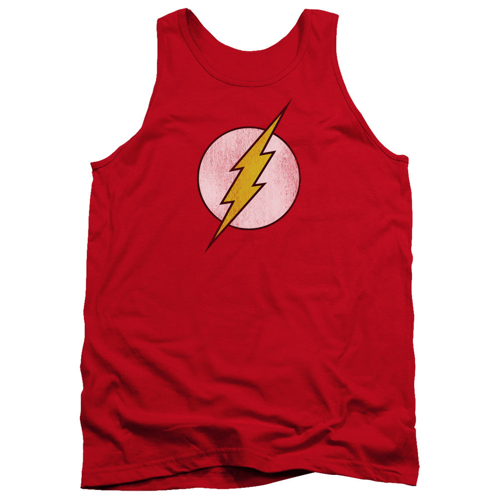 The Flash Flash Logo Distressed Tank Top
