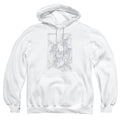 Superman Exploding Space Sketch Pullover Hoodie