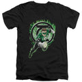 Green Lantern Space Cop V-Neck T-Shirt
