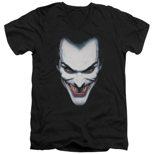 Batman Joker Portrait V-Neck T-Shirt