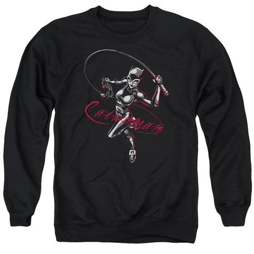Batman Kitten With A Whip Crewneck Sweatshirt