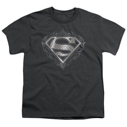 Superman Tribal Steel Logo Youth/Toddler T-Shirt